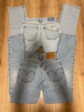 New Levi's and Abercrombie Denim Bundle